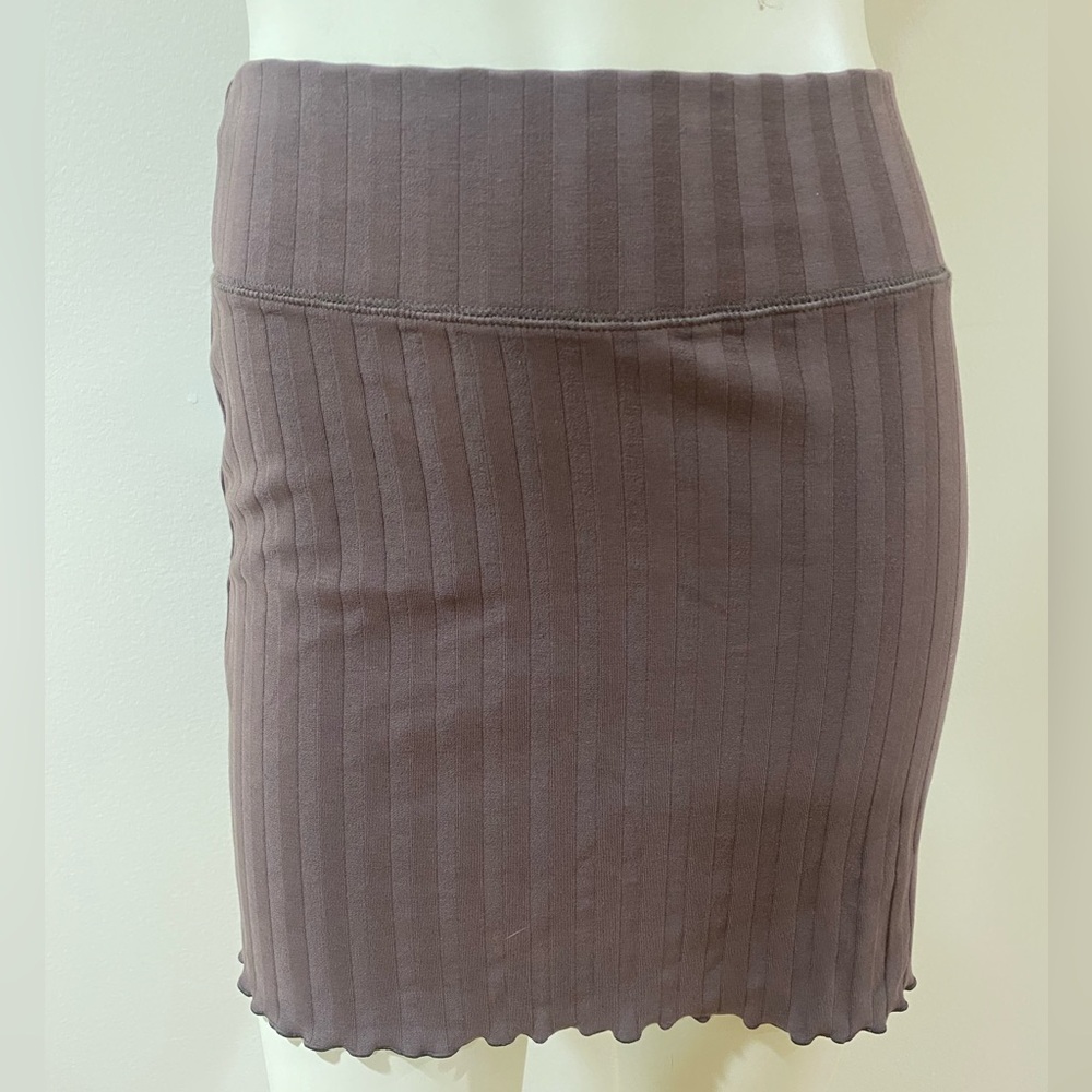 Offline by Aerie Groove Ribbed Brown Skirt